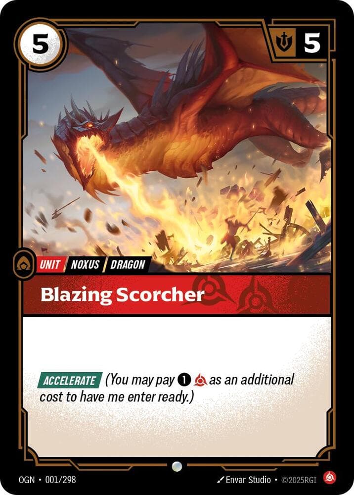 Blazing Scorcher — Origins (#001)