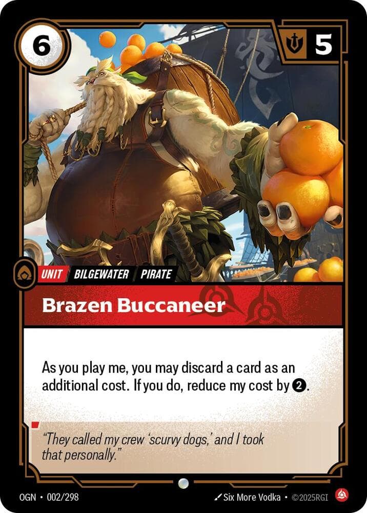 Brazen Buccaneer — Origins (#002)