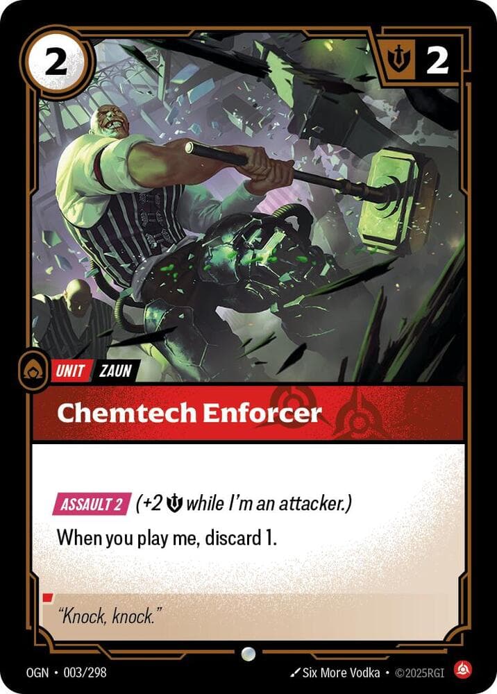 Chemtech Enforcer — Origins (#003)