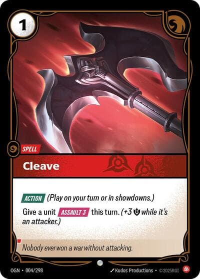 Cleave card