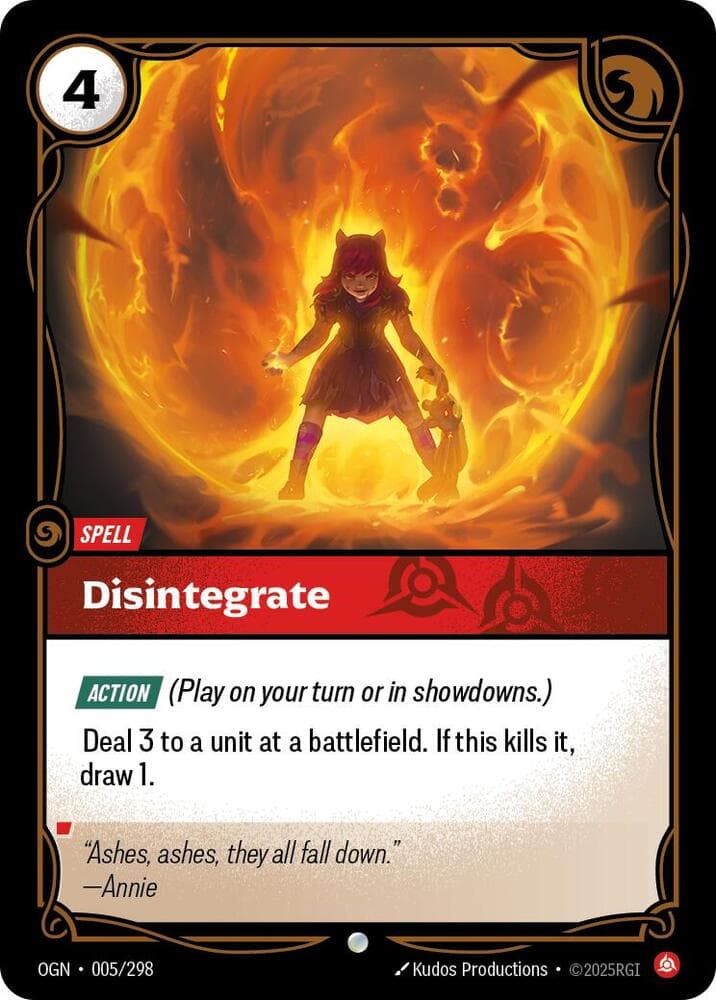 Disintegrate — Origins (#005)