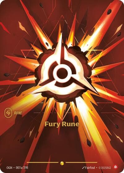 Fury Rune card
