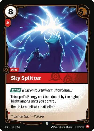 Sky Splitter card