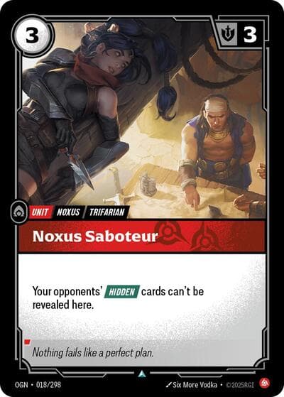 Noxus Saboteur card