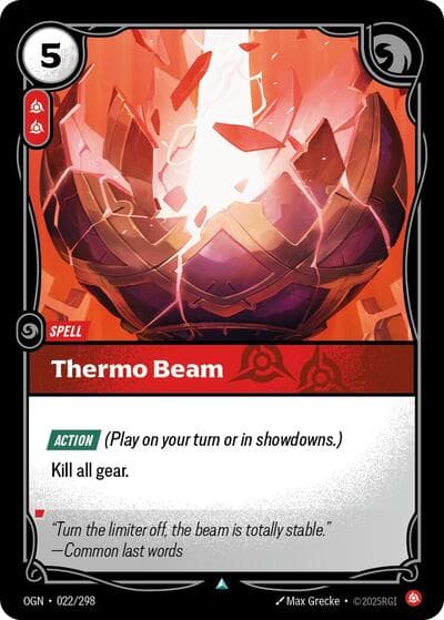 Thermo Beam card