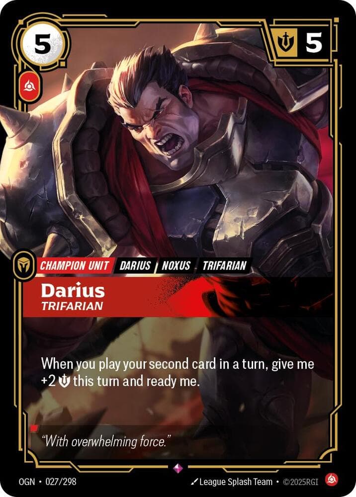 Darius, Trifarian — Origins (#027)