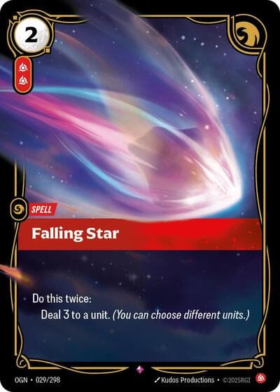 Falling Star card