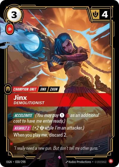Jinx, Demolitionist card