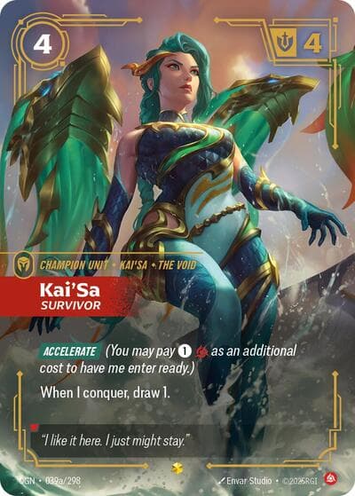 Kai'Sa, Survivor card