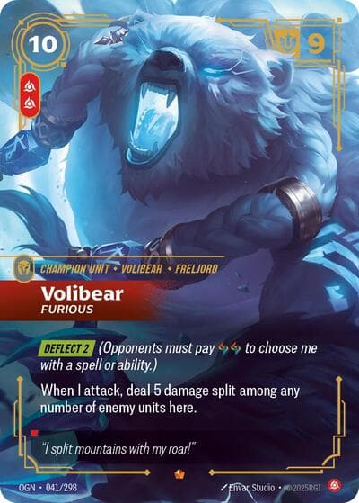 Volibear, Furious card