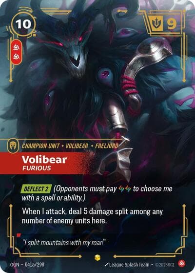 Volibear, Furious card