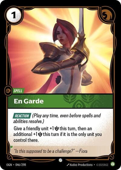 En Garde card
