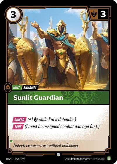 Sunlit Guardian card