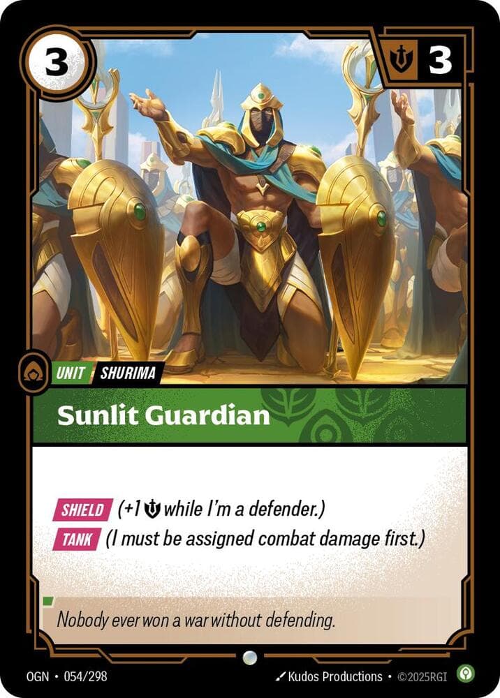 Sunlit Guardian — Origins (#054)