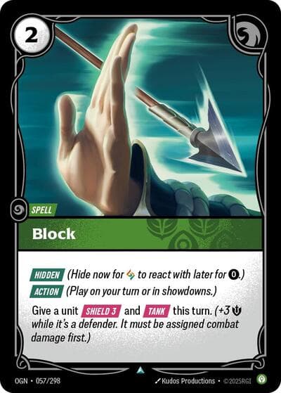 Block card