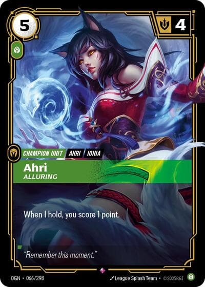 Ahri, Alluring card