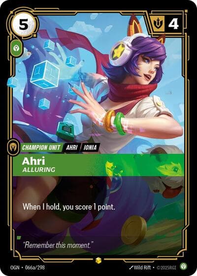 Ahri, Alluring card