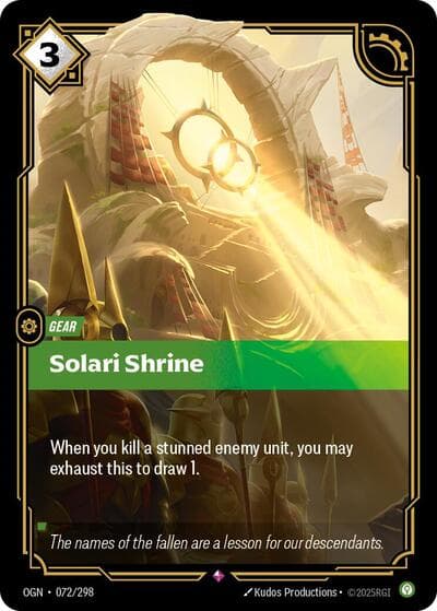Solari Shrine card