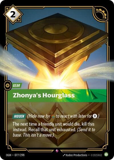 Zhonya's Hourglass card