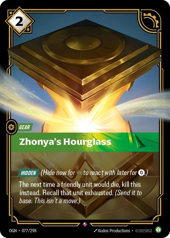 Zhonya's Hourglass — Origins (#077)