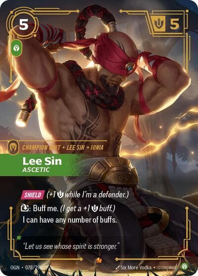 Lee Sin, Ascetic card