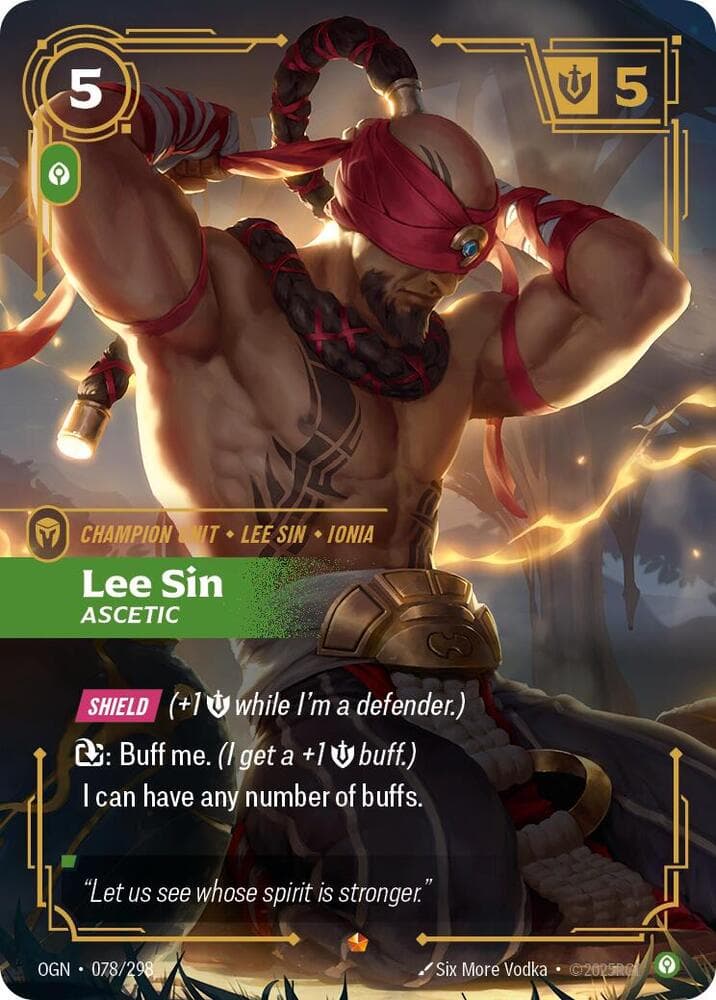 Lee Sin, Ascetic — Origins (#078)