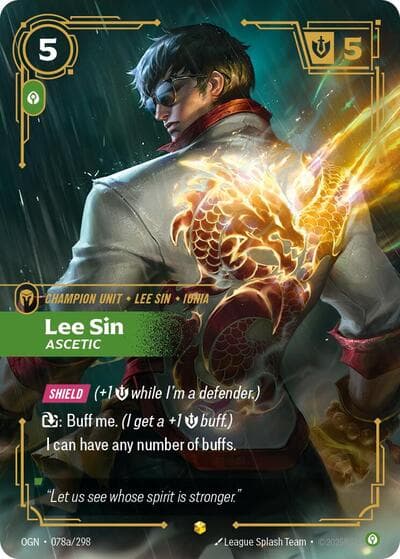 Lee Sin, Ascetic card