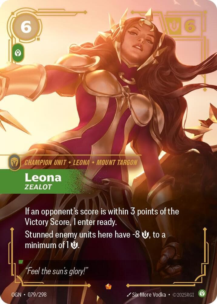 Leona, Zealot — Origins (#079)