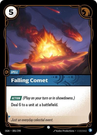 Falling Comet card