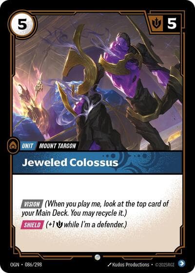 Jeweled Colossus card