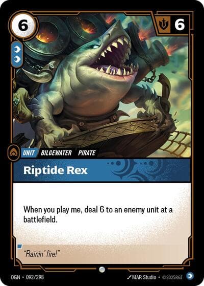 Riptide Rex card