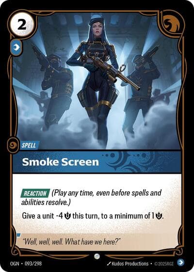 Smoke Screen card