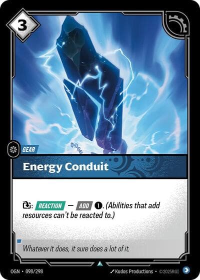 Energy Conduit card