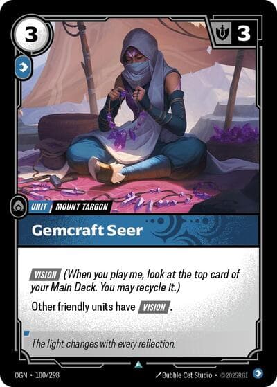 Gemcraft Seer card