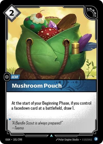 Mushroom Pouch card