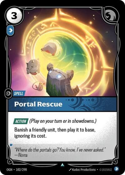 Portal Rescue card