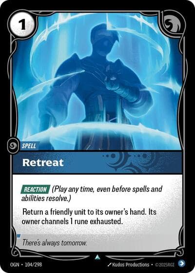 Retreat card