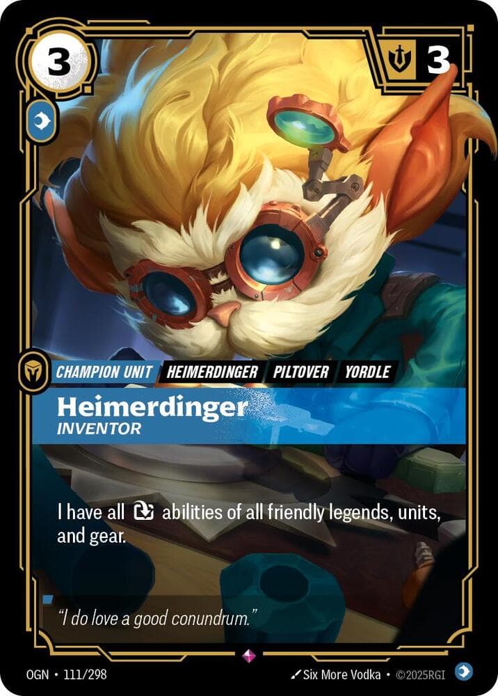 Heimerdinger, Inventor — Origins (#111)