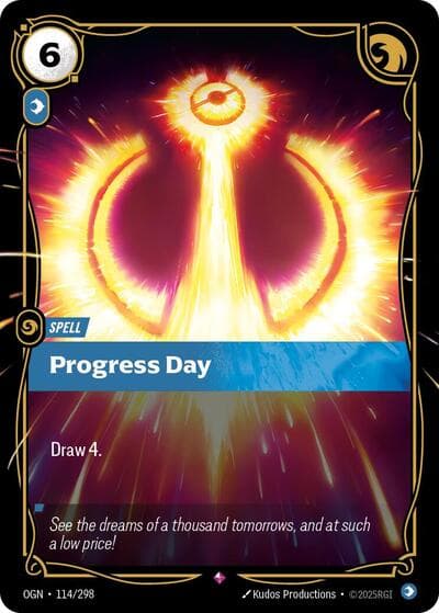Progress Day card