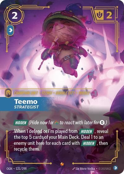 Teemo, Strategist card