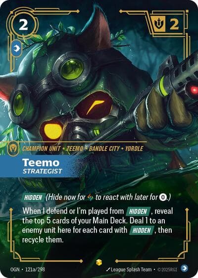 Teemo, Strategist card