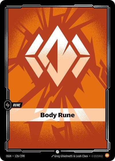 Body Rune card