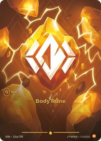 Body Rune card
