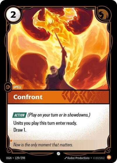 Confront card