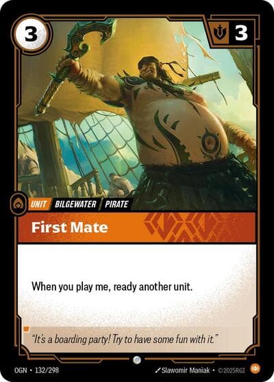 First Mate card