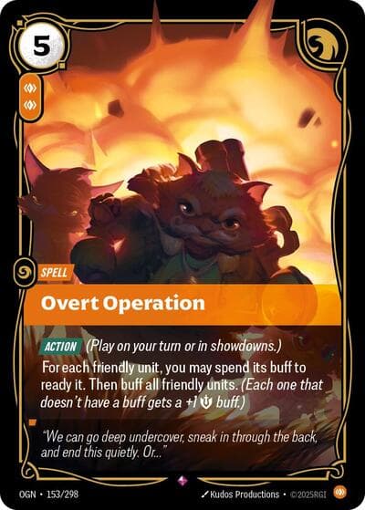 Overt Operation card