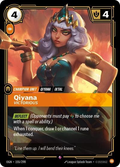 Qiyana, Victorious card