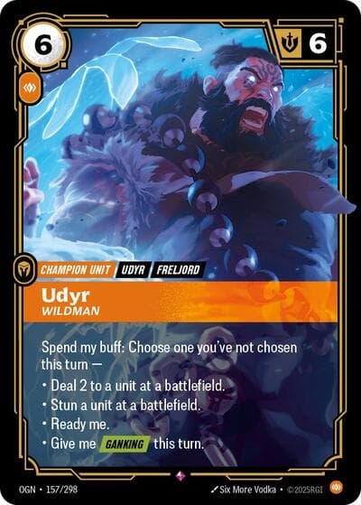 Udyr, Wildman card