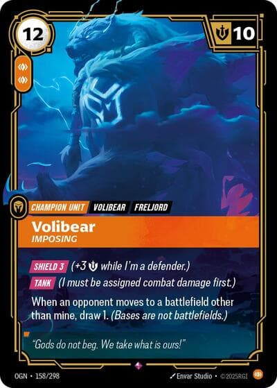Volibear, Imposing card