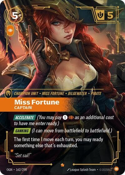 Miss Fortune, Captain card